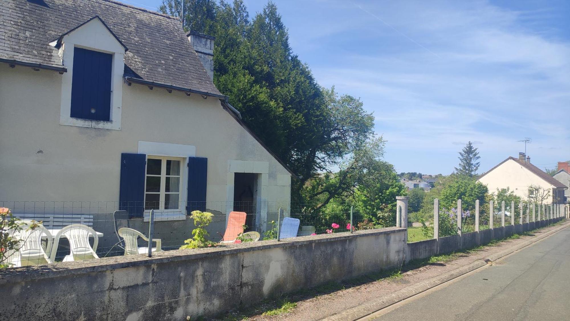 Maison Plain Pied, 2 Chambres, Longere Typique , Fraiche, Dans Bourg Avec Tous Commerces Luçay-le-Mâle Esterno foto