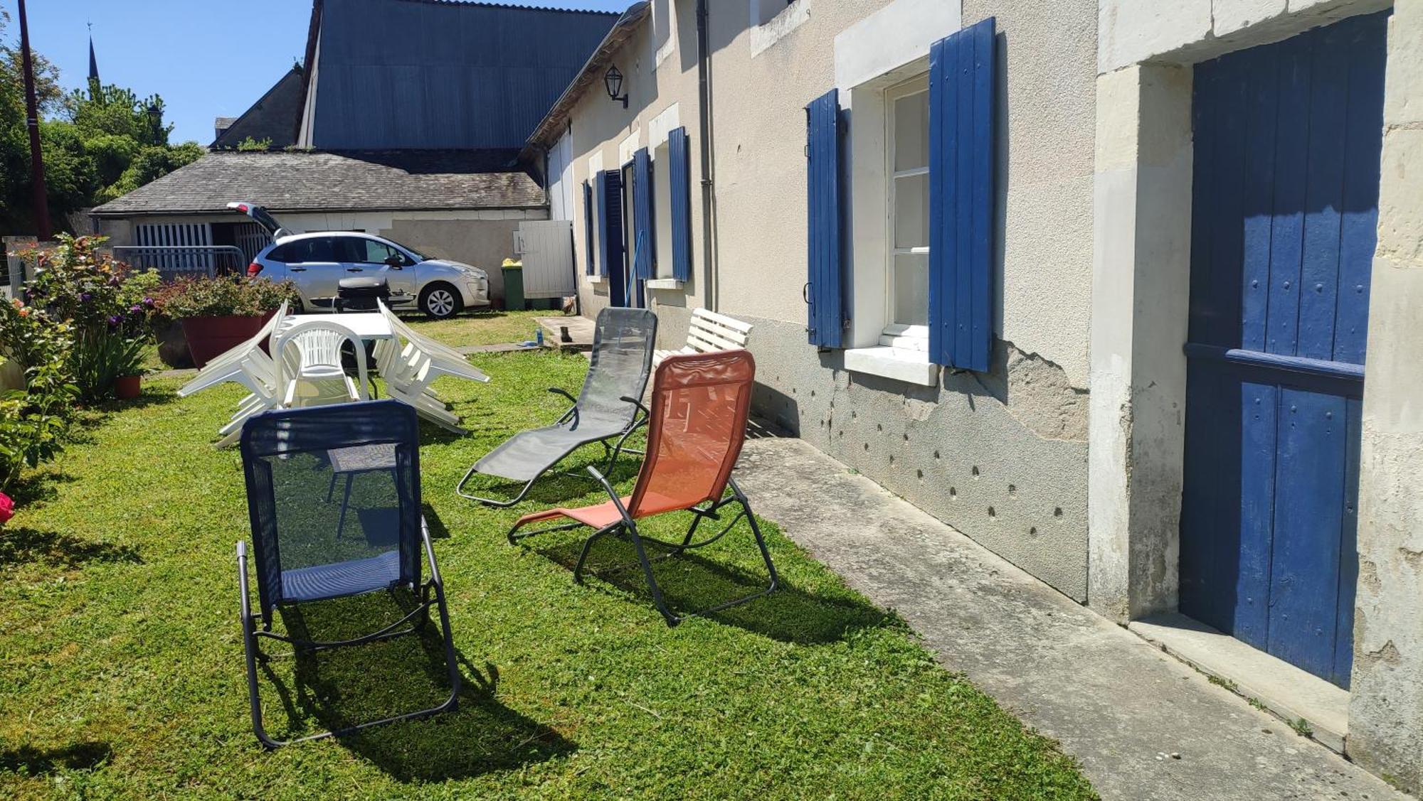 Maison Plain Pied, 2 Chambres, Longere Typique , Fraiche, Dans Bourg Avec Tous Commerces Luçay-le-Mâle Esterno foto
